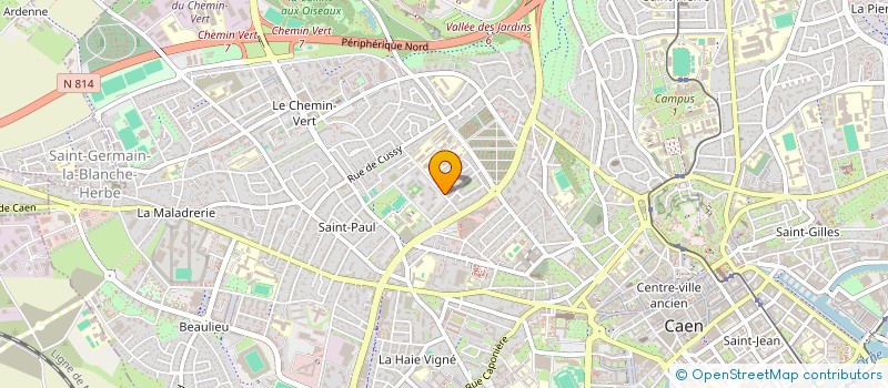 localisation de l'entreprise KARMA à CAEN