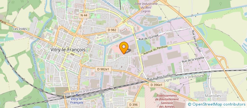 localisation de l'entreprise KARMA à VITRY-LE-FRANCOIS