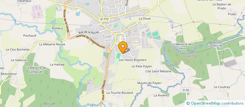 localisation de l'entreprise KARMA  GUER