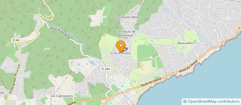 localisation de l'entreprise KARMA à GRIMAUD