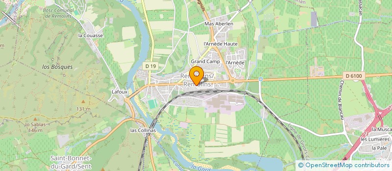 localisation de l'entreprise KARMA  REMOULINS