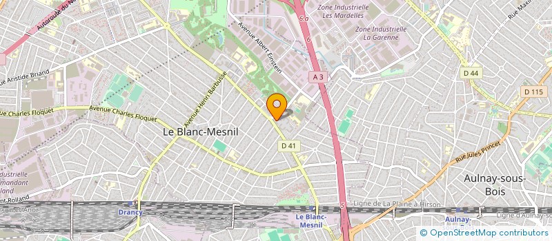 localisation de l'entreprise KARMA AUTOMOBILES à LE BLANC-MESNIL