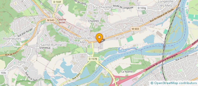 localisation de l'entreprise KARMA FOOD'S  METZ