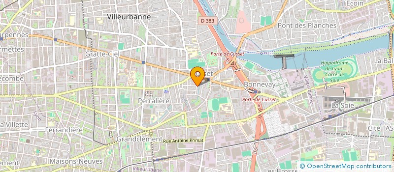 localisation de l'entreprise KARMA HOTEL  VILLEURBANNE