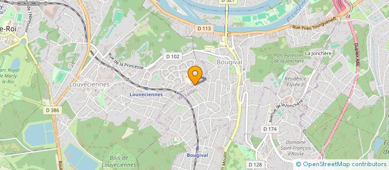 localisation de l'entreprise KARMA IMMO  BOUGIVAL