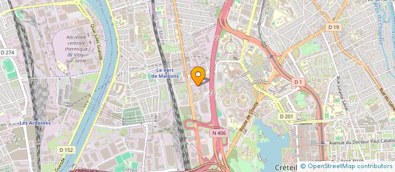 localisation de l'entreprise KARMA PILATES  CRETEIL