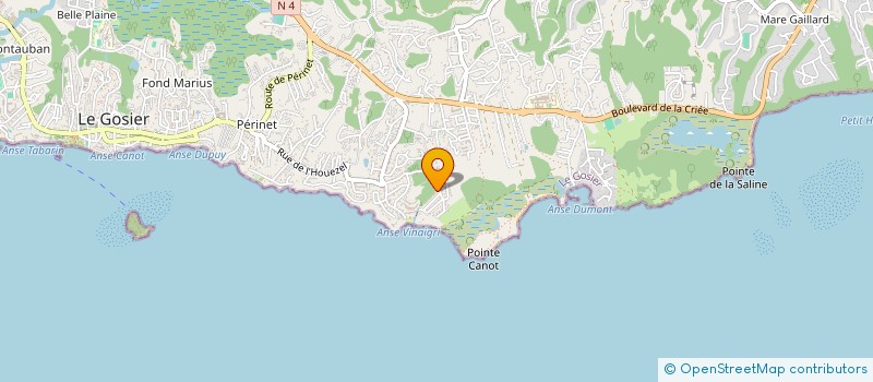 localisation de l'entreprise KARMA PROJECT HOLDING  LE GOSIER