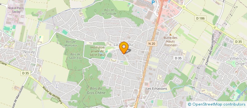 localisation de l'entreprise KARMA YOGA à LA VILLE-DU-BOIS