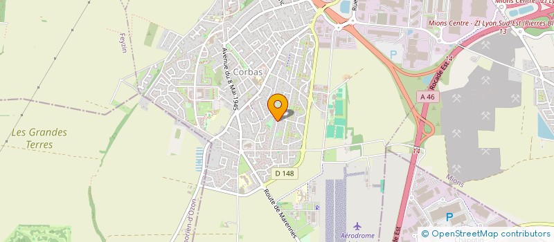 localisation de l'entreprise KARMAD à CORBAS