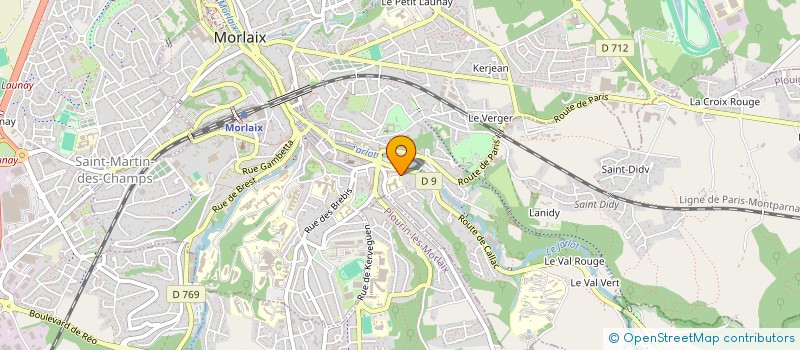 localisation de l'entreprise KARMAN  MORLAIX