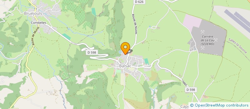 localisation de l'entreprise KARMANN - RICARD  DRUELLE BALSAC