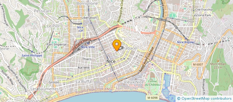 localisation de l'entreprise KARMAPROD  NICE