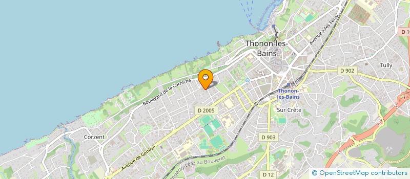 localisation de l'entreprise KARMAR à THONON-LES-BAINS
