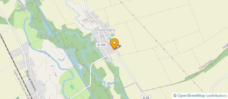 localisation de l'entreprise KARMAT 10  CHAUCHIGNY