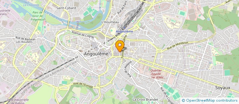 localisation de l'entreprise KARMAT à ANGOULEME