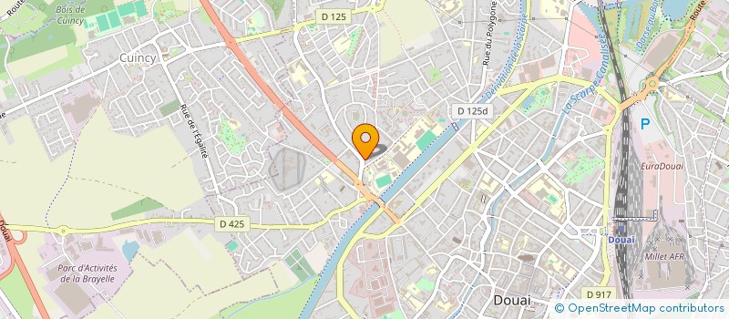 localisation de l'entreprise KARMIOLE II à DOUAI
