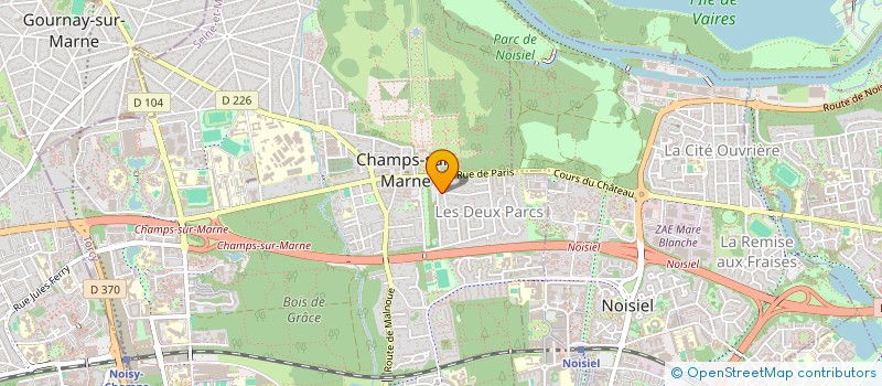 localisation de l'entreprise KARNAVAL  CHAMPS-SUR-MARNE