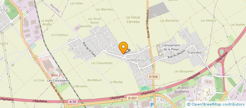 localisation de l'entreprise KARNIC  VILLEBAROU