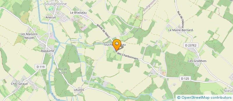 localisation de l'entreprise KARNO  NIEUL-LES-SAINTES