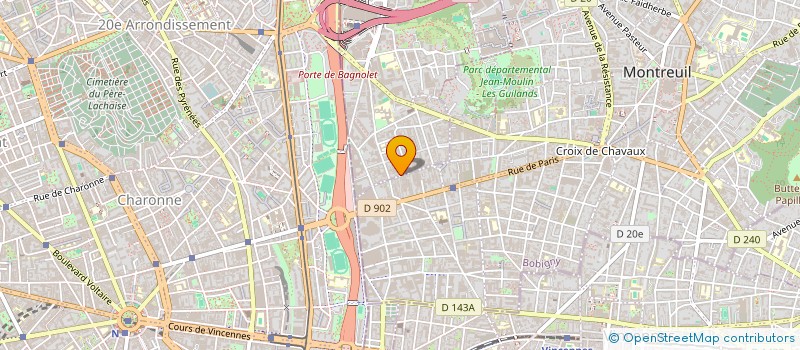 localisation de l'entreprise KARNO MANAGEMENT à BAGNOLET