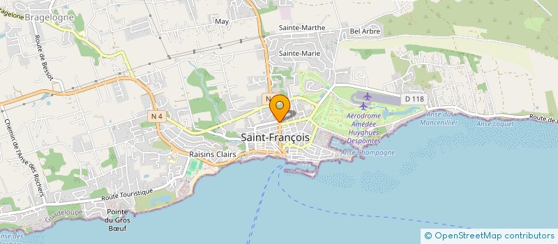 localisation de l'entreprise KARO à SAINT-FRANCOIS