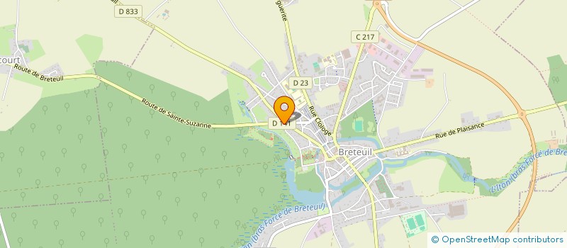 localisation de l'entreprise KARO  BRETEUIL