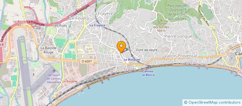 localisation de l'entreprise KAROBIS à CANNES