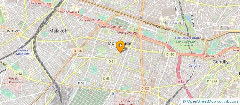 localisation de l'entreprise KAROL JOHAN à MONTROUGE