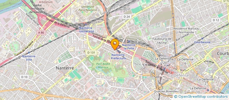 localisation de l'entreprise KAROLA à NANTERRE