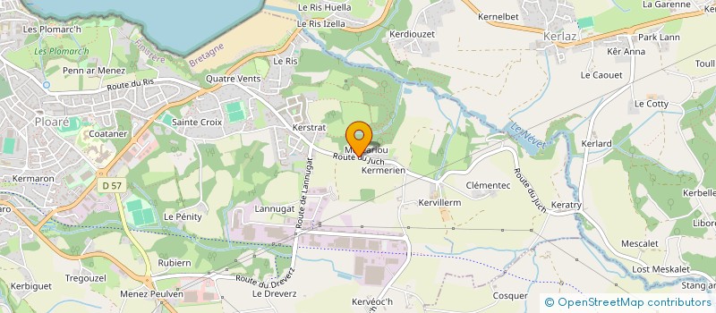 localisation de l'entreprise KAROLI  DOUARNENEZ