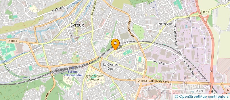 localisation de l'entreprise KAROLIA  EVREUX