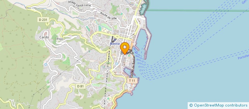 localisation de l'entreprise KAROLL à BASTIA
