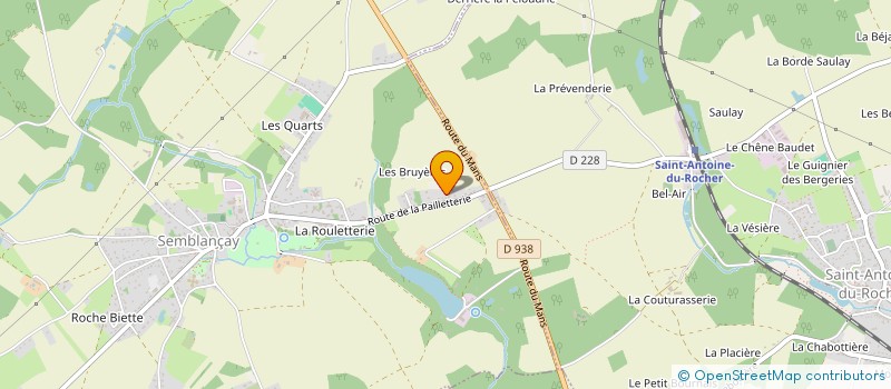 localisation de l'entreprise KAROS NUCLEE à SEMBLANCAY