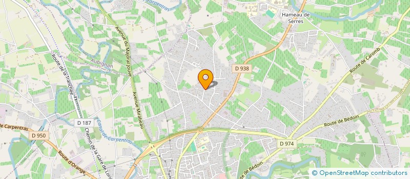 localisation de l'entreprise KAROSEK à CARPENTRAS