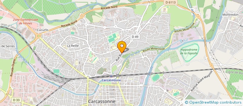 localisation de l'entreprise KAROUM à CARCASSONNE