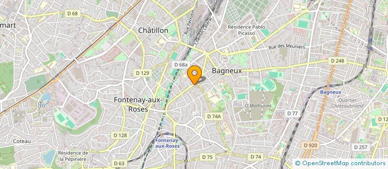 localisation de l'entreprise KAROY  FONTENAY-AUX-ROSES