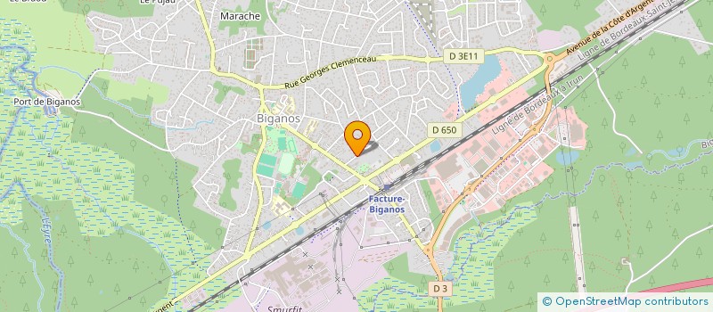 localisation de l'entreprise KARPALE à BIGANOS