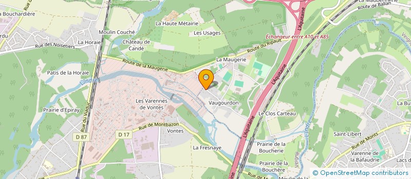 localisation de l'entreprise KARPI à VEIGNE