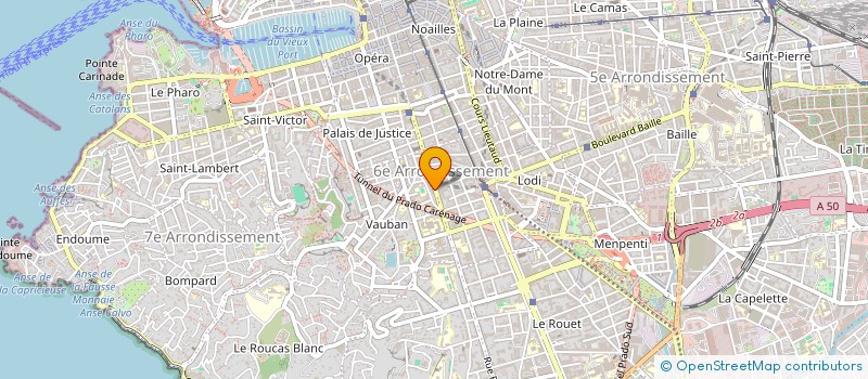 localisation de l'entreprise KARPOS INVEST 1 à MARSEILLE