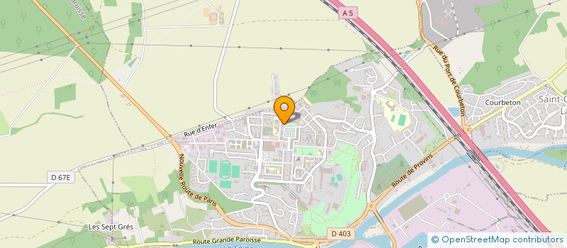 localisation de l'entreprise KARPOSE  MONTEREAU-FAULT-YONNE