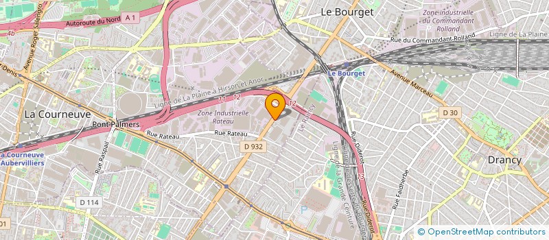 localisation de l'entreprise KARPOUS à LA COURNEUVE