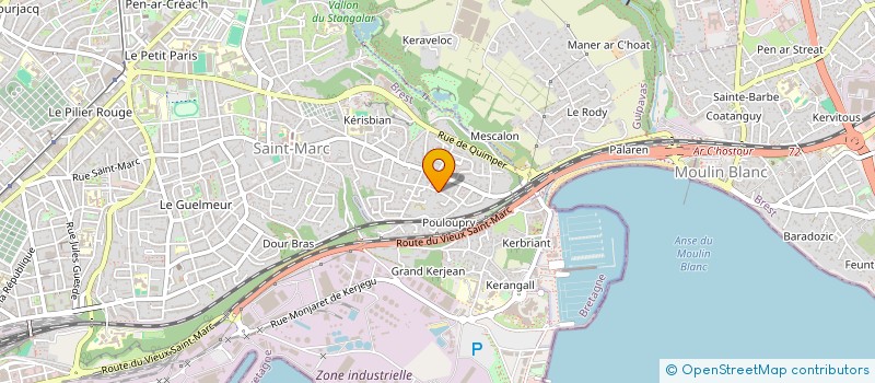 localisation de l'entreprise KARR DU à BREST