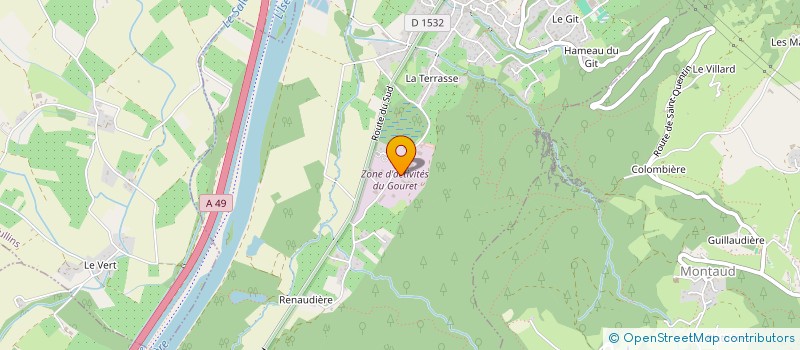 localisation de l'entreprise KARRA AUTO  SAINT-QUENTIN-SUR-ISERE