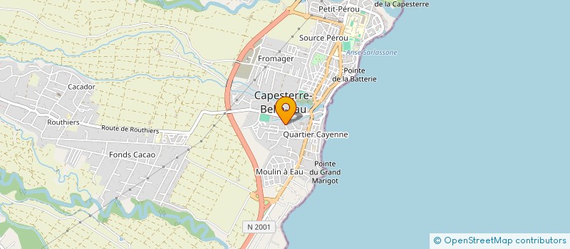localisation de l'entreprise KARRAMKAM à CAPESTERRE BELLE EAU