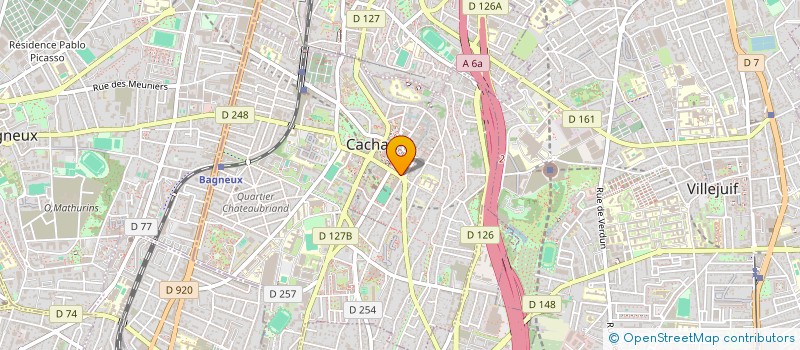 localisation de l'entreprise KARRAZ  CACHAN