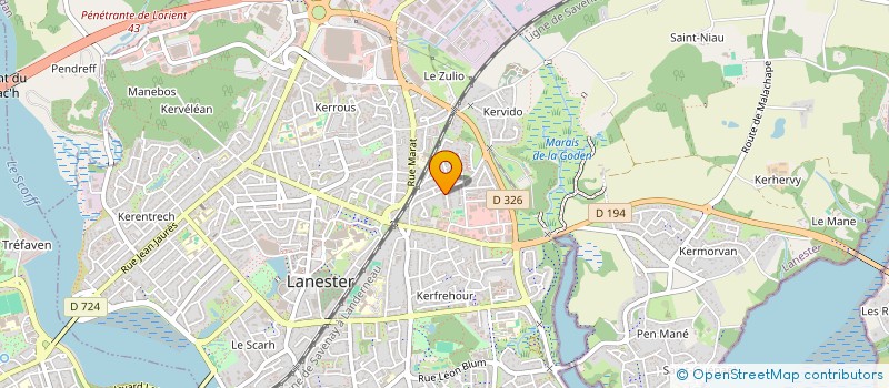 localisation de l'entreprise KARRDI 1  LANESTER