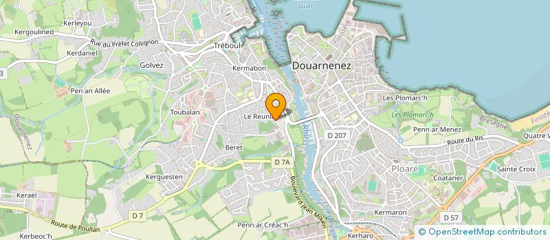 localisation de l'entreprise KARRDI  DOUARNENEZ