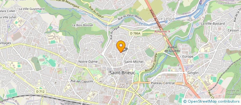 localisation de l'entreprise KARRDIOU à SAINT-BRIEUC