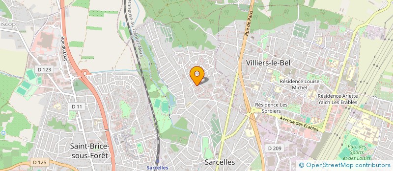 localisation de l'entreprise KARRE D'AS  SARCELLES