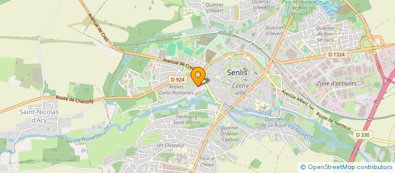 localisation de l'entreprise KARREG  SENLIS